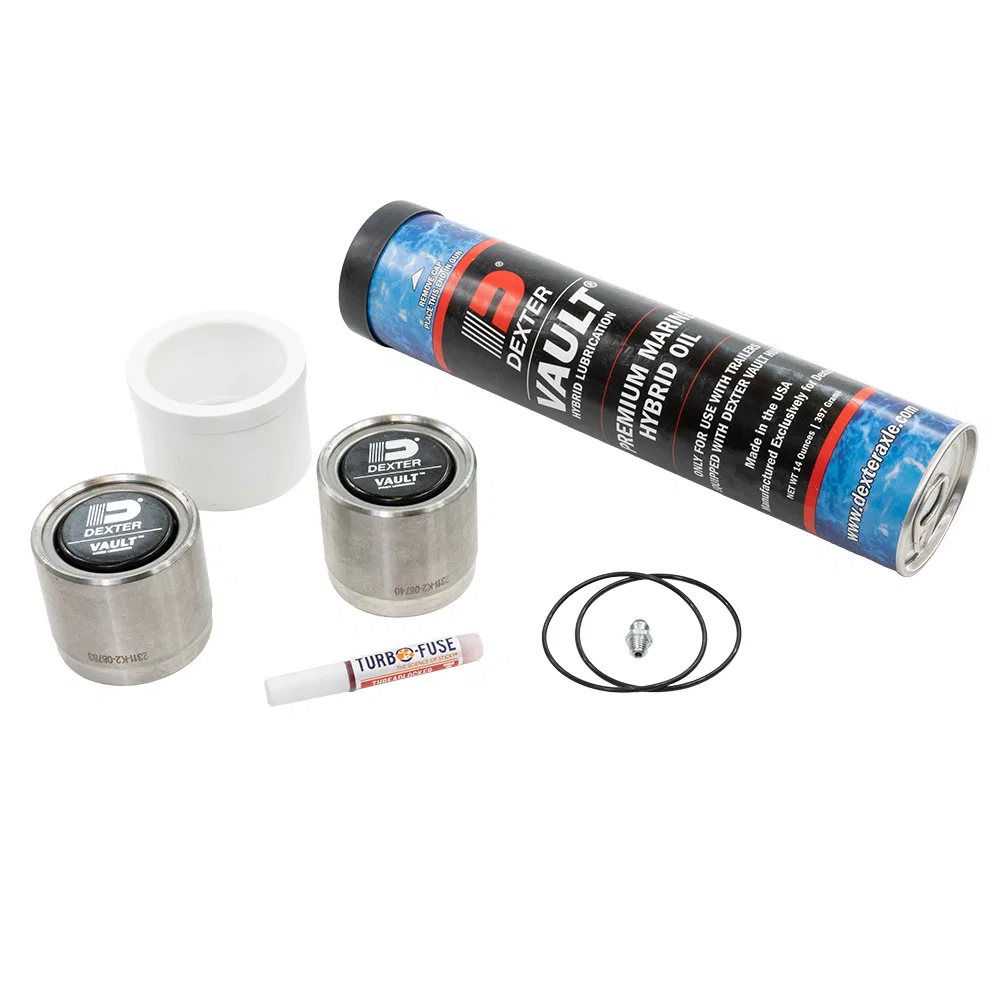 K71-030-00 – DEXTR MARINE Trailer Wheel Bearing Protector, 1.9 Inch Hub Diameter With Two O-Ring/ Two Trailer Buddy A...
